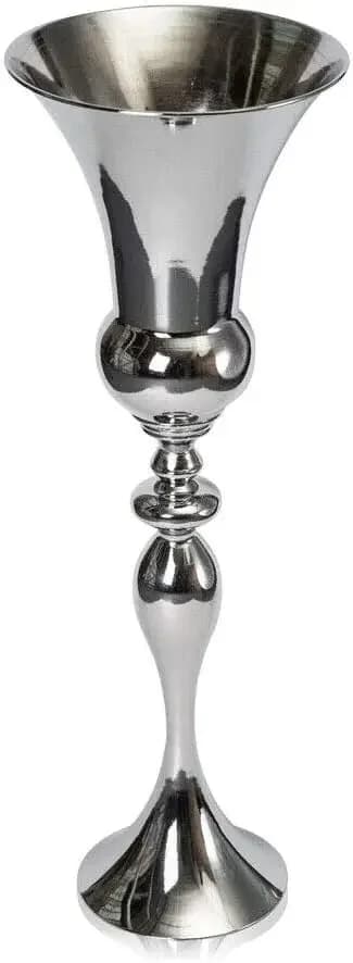 Golvvas, Modern Design, Hållbar Metallkonstruktion,Silver