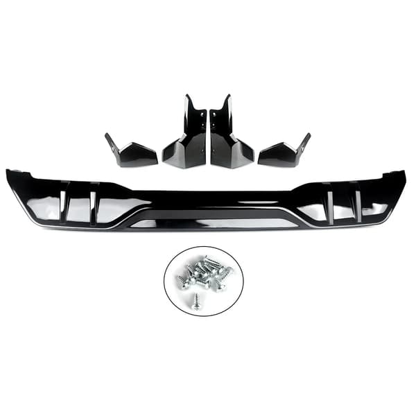 Bumper Diffuser, Front Splittere, Aero Karosserikit,Glansende sort