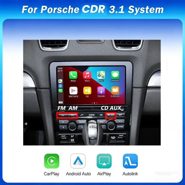 Langaton CarPlay Android Auto, Älykäs Moduuli, Plug-and-Play Asennus,CDR 3.1