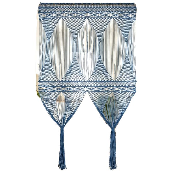 Makramee Gardin, 140 cm x 240 cm, 80% Bomuld, 1 Panel, 60 gsm, Non-Vævet