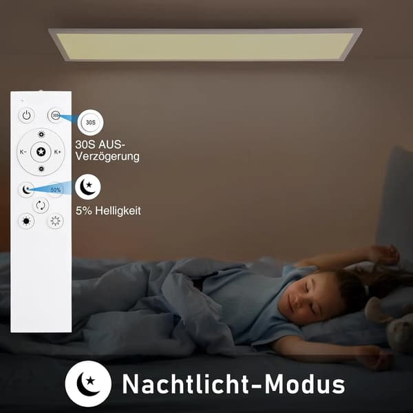 Loftlamper, Dæmpbare LED, Fjernbetjeningsfunktion,40w, ændrebar