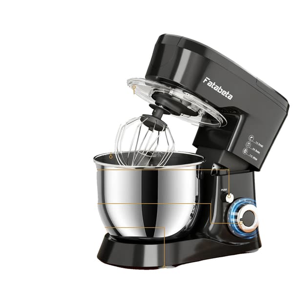 Stand Mixer, 1000W Effekt, 11 Justerbare Hastigheder,EU, sort