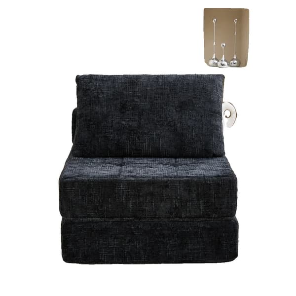 Fällmadrass, Bekväm, Modern Design,En plats, svart