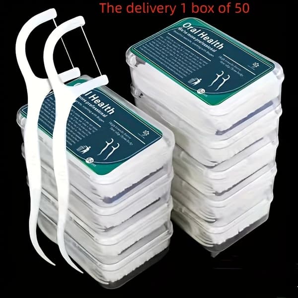 Tandtråd, Bærbare Picks, Effektiv Rengøring,500PCS