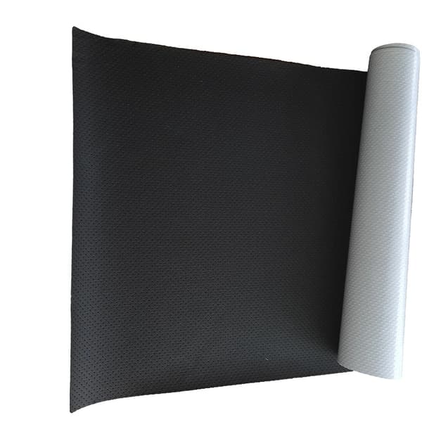 Læderreparationslap, Selvklæbende, Perforeret Design,sort, 40x150cm-a