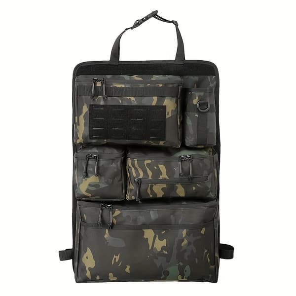 Opbevaringspose, Polyester Materiale, Sammenfoldeligt Design,Sort camouflage