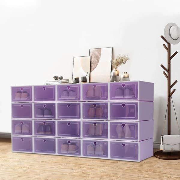 Skoopbevaringskasser, Pladsbesparende Design, Holdbart Materiale,LILLA