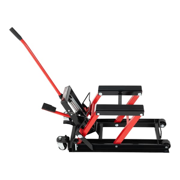 Motorcykellift, Hydraulisk Sakselift, Tungt Arbejde,Rød