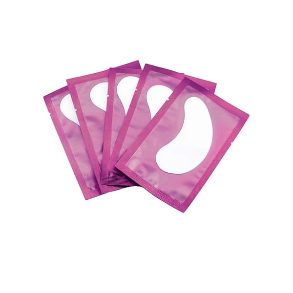 Ögonlappar, Bekväm Applicering, Hypoallergent Material,50PCS Rosaröd