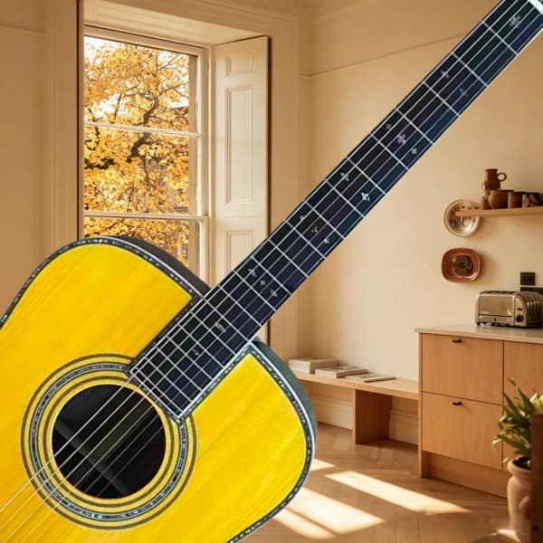 Guitar, Klassisk Stil, Ebenholtz Fingerbræt,GUL