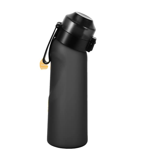 Vattenflaska, 650 ml kapacitet, smakinfusionsfunktion, Matt Svart