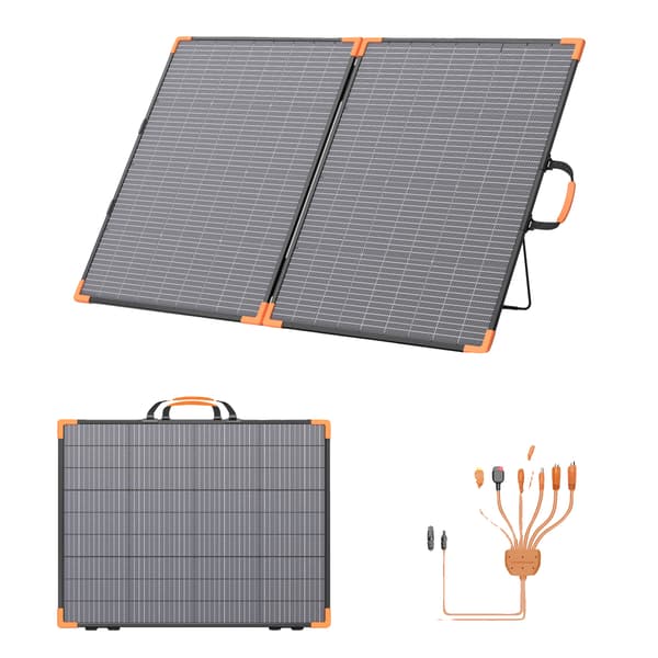 Solpanel, Fällbar Design, Hög Effektivitet,200W