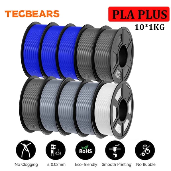 3D-skrivarfilament, PLA Plus, 1,75 mm diameter,PLA PLUS 10MIX04