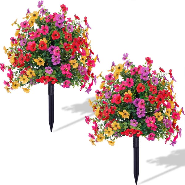 Kunstige Blomster, Vejrbestandige, Nem Installation,MULTI