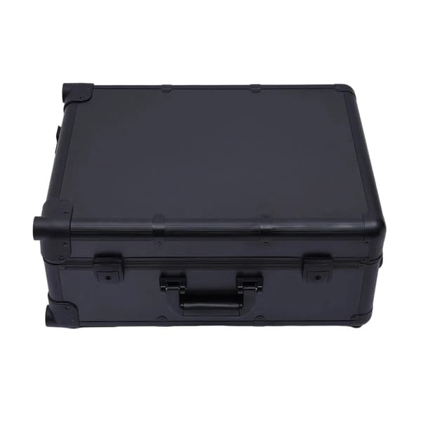 Makeup Train Case, LED Lys, Holdbar Konstruktion,sort