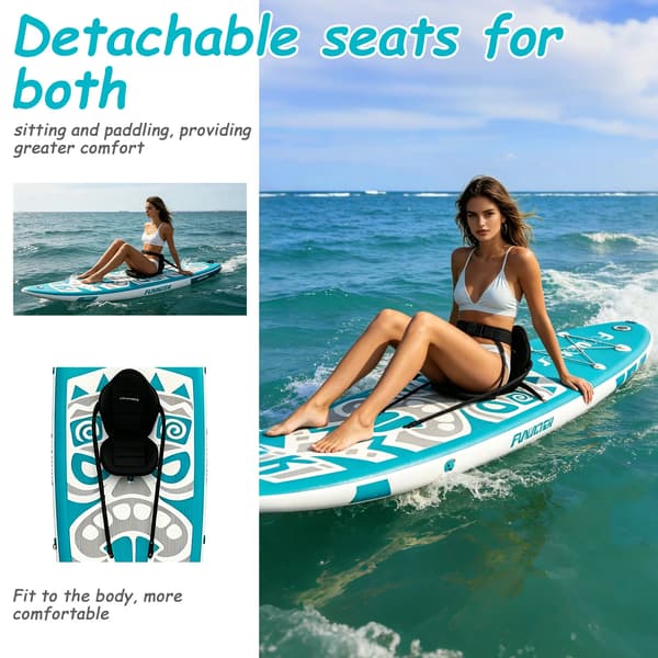 Stand Up Paddle Board, Bærbar Design, Holdbart PVC Materiale,Blå