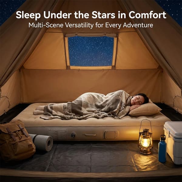 Campingbed, Snabb Uppblåsning, Hållbar Design,Enkel