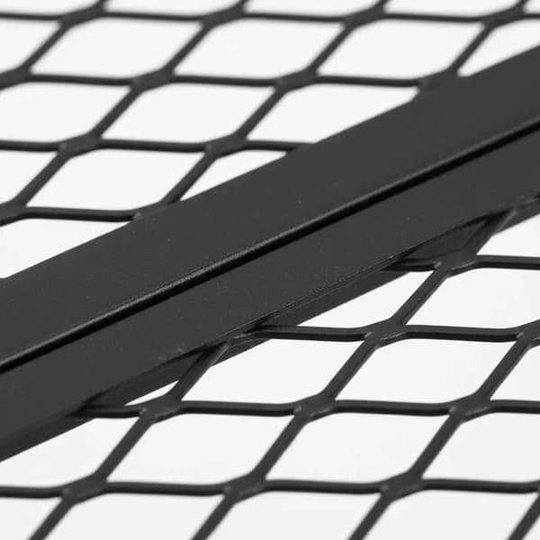 Grillrist, Foldbart Design, Holdbar Stål Konstruktion,sort