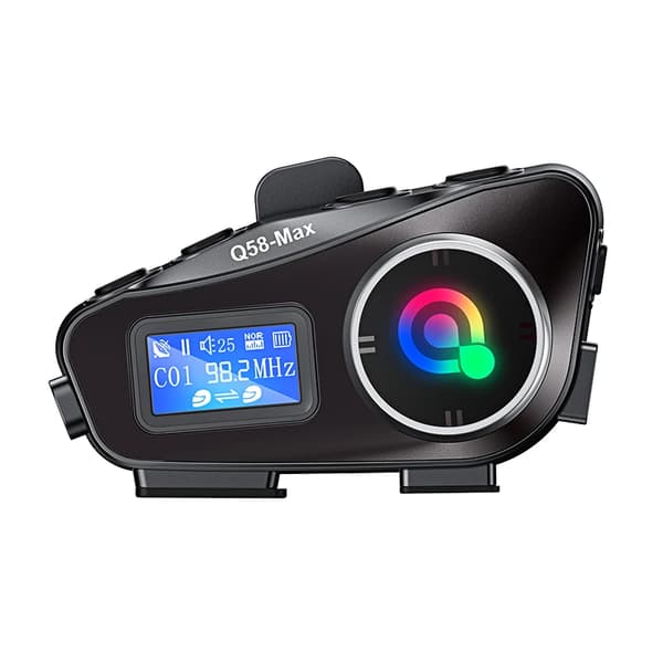 Motorcykelhjelm Headset, Bluetooth-forbindelse, IP65 Vandtæt,1PC Q58-Max