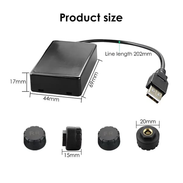 Bil Multimedia Spelare, Bakre Kamera, Android 13,Extern TPMS