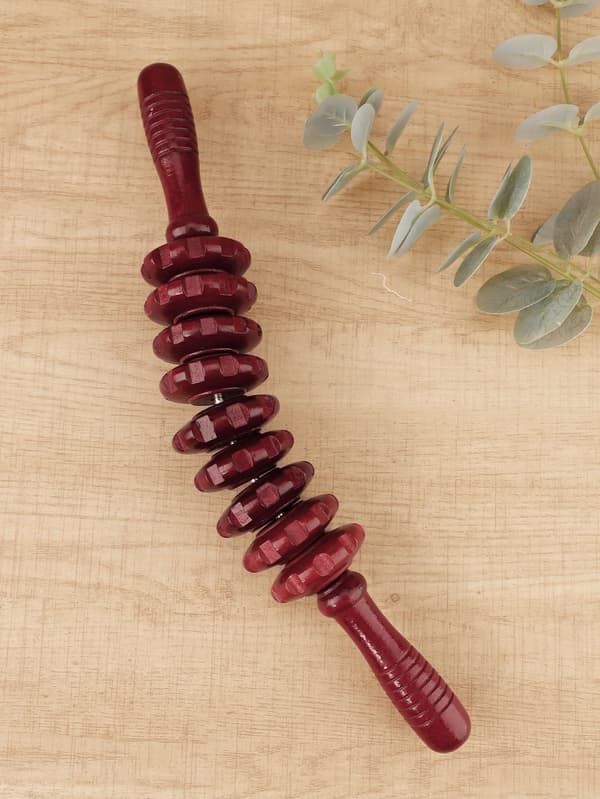 Trigger Point Massager, Trädesign, Muskelavlastning,B böjd