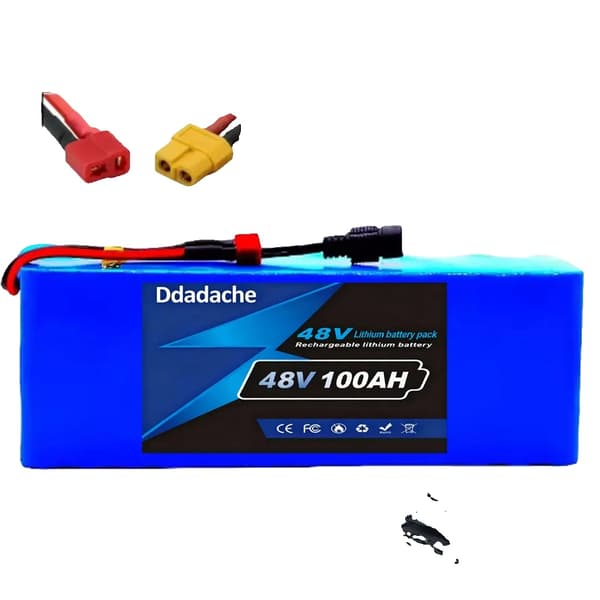 Batteripaket, 100Ah kapacitet, 13S3P konfiguration, XT60 T 54.6V Char