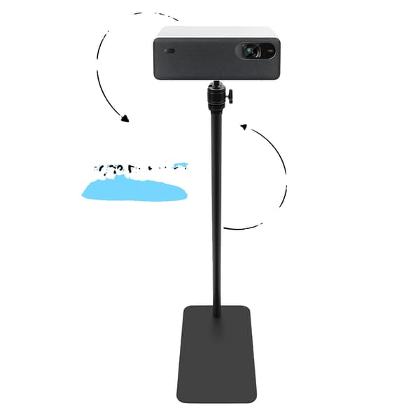Projektorstand, 360° Rotation, Justerbar Højde,sort