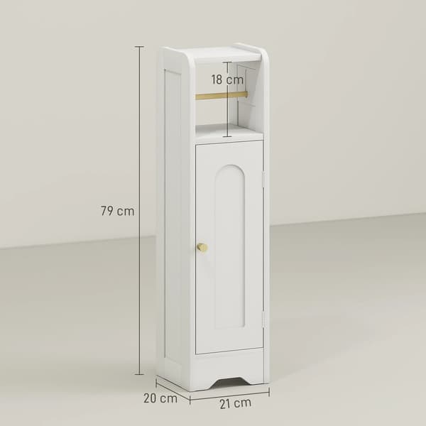 Badeværelsesskab, Justerbar Hylde, Moderne Design,HVID