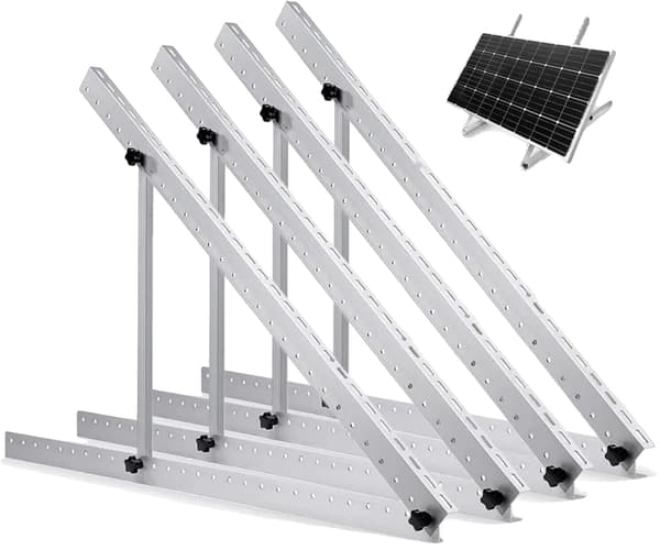 Solpanelfäste, Justerbar Vinkel, Hög Lastkapacitet,47 IN 2 Set