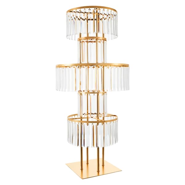 Blomsterställning, 5-nivådesign, stabil bas,Guld