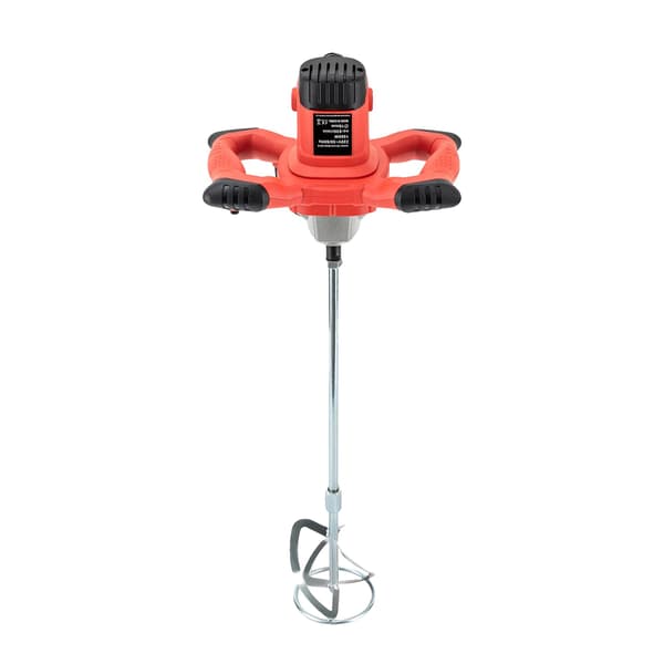 Mixer, 6-hastigheder, S-formet dobbeltblad,Rød, EU