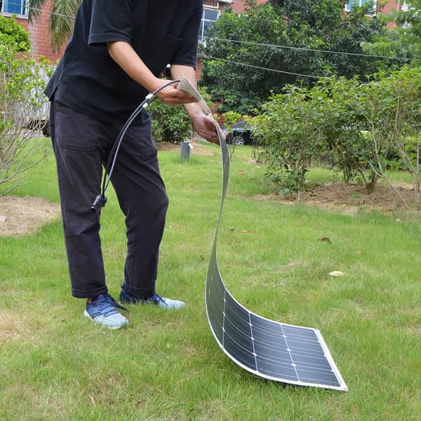Solpanel, Fleksibelt Design, Høj Effektivitet,100W