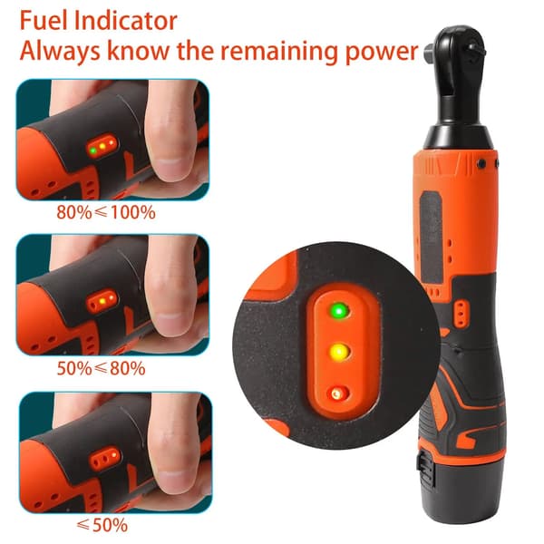 Sladdlös slagborrmaskin, 18V effekt, rätvinklig design, 2X batteri ingår