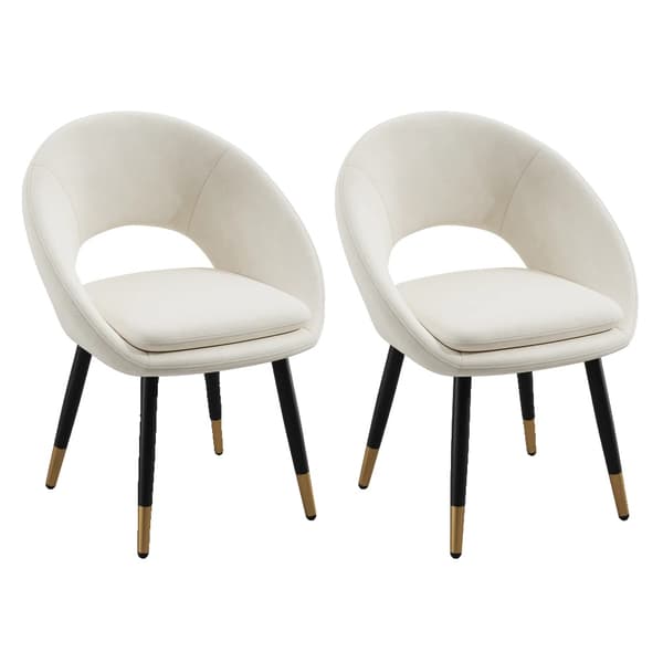 Matstol, Bekväm Sammetstoppning, Modern Stil,2 st