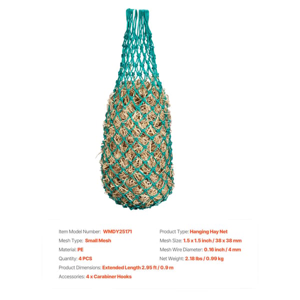 Hønet, Holdbart PE-materiale, Langsom-fodringsdesign,3ft