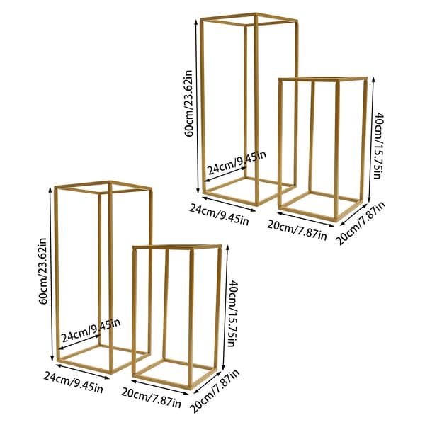 Blomsterstand, Elegant Design, Stabil Konstruktion,Guld