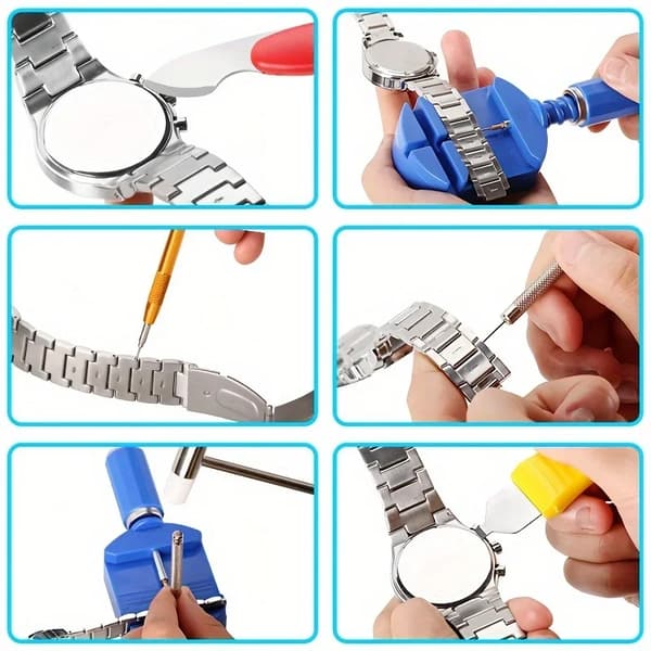 Klockreparationsverktyg, Omfattande Verktyg, Ergonomisk Design,147pcs