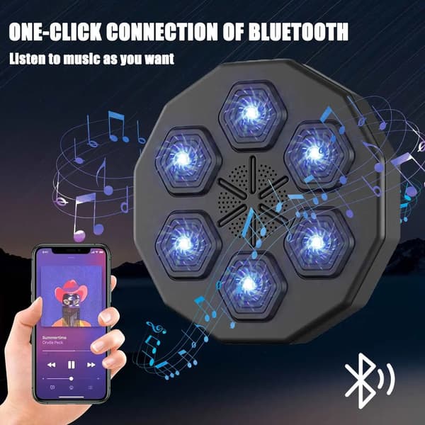 Boxningsmål, Bluetooth-högtalare, Smarta sensorer,2 Par Handskar