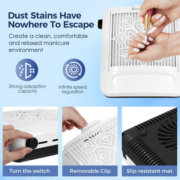 Nagelsugare, Kraftfull Sug, Ergonomisk Design,EU