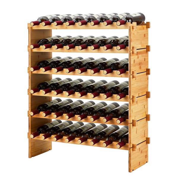 Vinkøler, Plads til op til 72 flasker, Multi-niveau design,76x26x76 cm