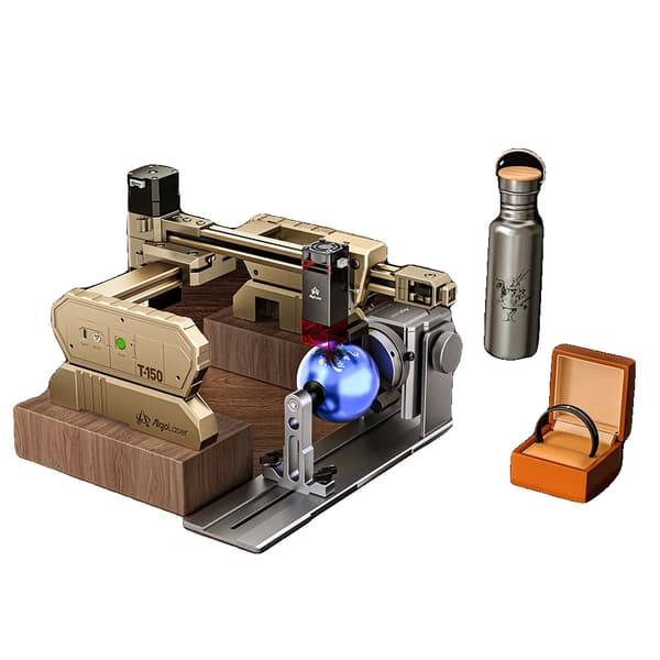 Lasergraver, 10W Effekt, Brugervenligt Design,10W roterende chuck