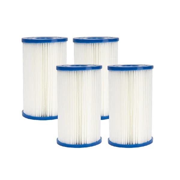 Filterpatron, kompatibel med spapooler, lätt att underhålla,4 Pcs