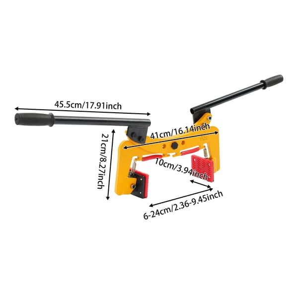 Lyftklämma, Ergonomisk Design, Maximal Last 325 kg,Gul
