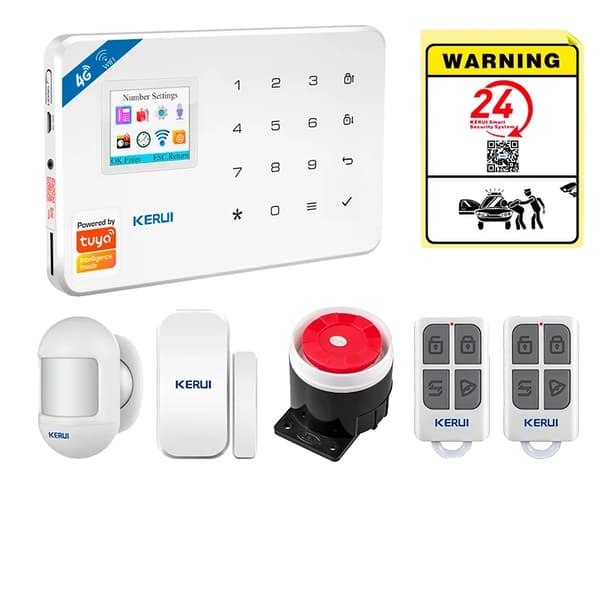 Alarm System, Smart Control, Multi-Zone Beskyttelse,Alarm Kit 3, EU Stik-b