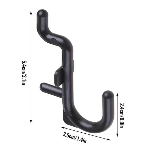Pegboardkrokar, tungt design, mångsidig användning,100pcs, ljusgrön