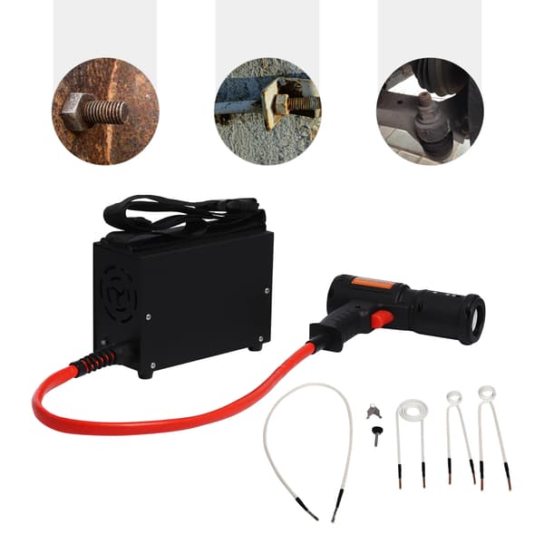Induktionsvarmer Kit, 1,5KW Effekt, Tre Induktionsspoler,sort