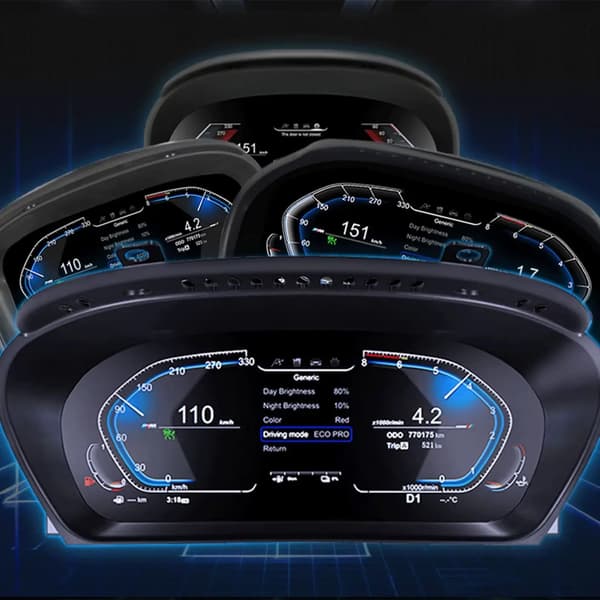 Speedometer, 12,3 Tommer Digital Skærm, Plug and Play Interface,E87 NE Carplay
