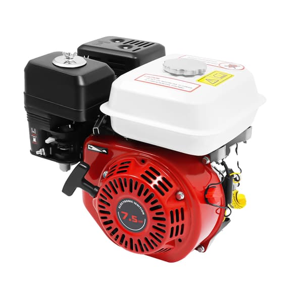 Gasmotor, 4-takts, højtydende,Rød