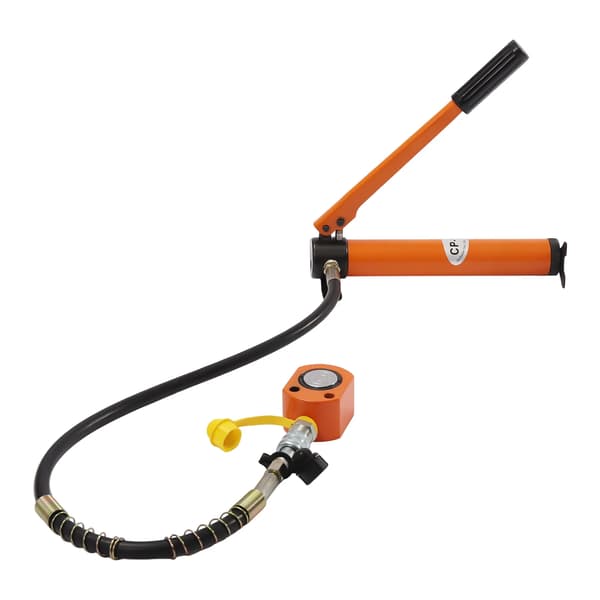 Hydraulisk Ramcylinderjack, 350CC Oljevolym, 70Mpa Maximalt Tryck,ORANGE RED
