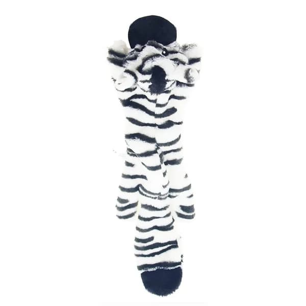 Hundelegetøj, Squeaky Lyd, Holdbart Fleece Materiale,zebra